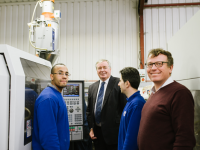 Sir Paul Beresford visits Broanmain Plastics