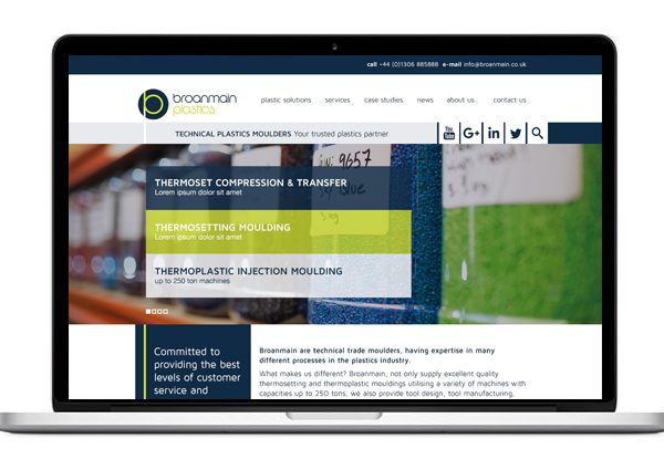 Broanmain New Website Design